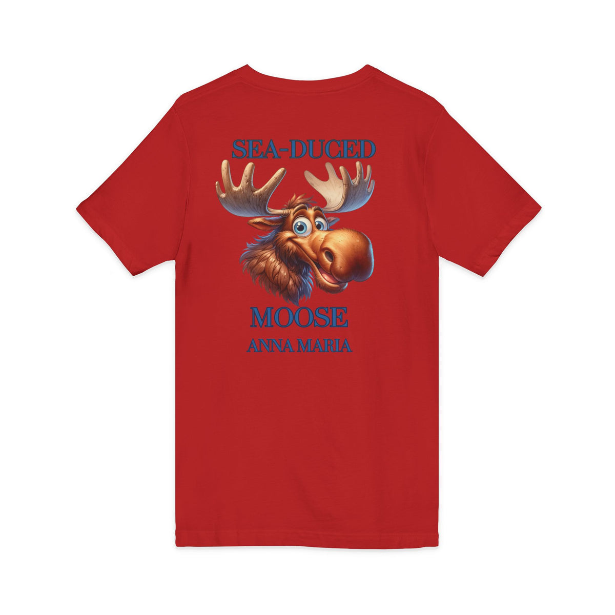 Sea-Duced Moose Anna Maria V-Neck T-Shirt