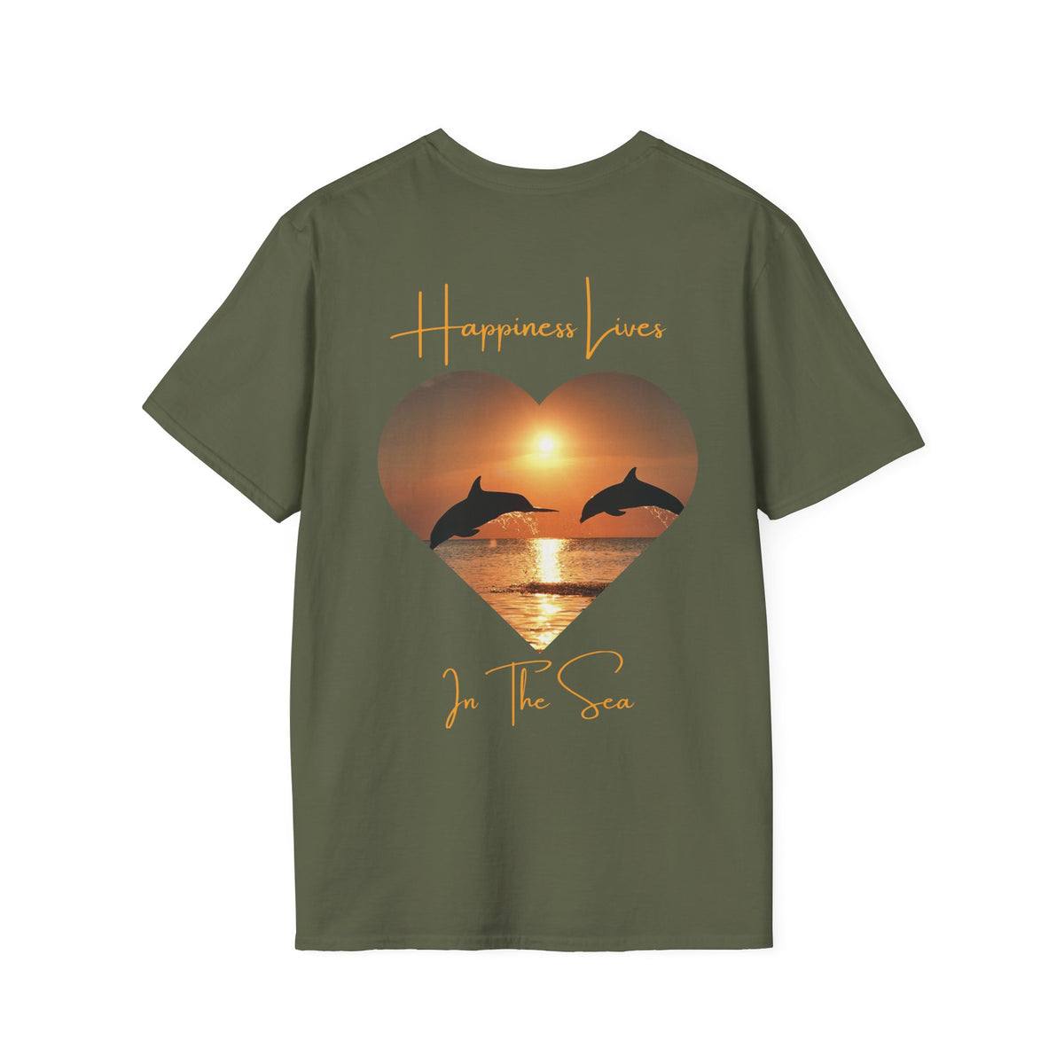 Sea-Duced Happiness Lives in the Sea Dolphin T-Shirt