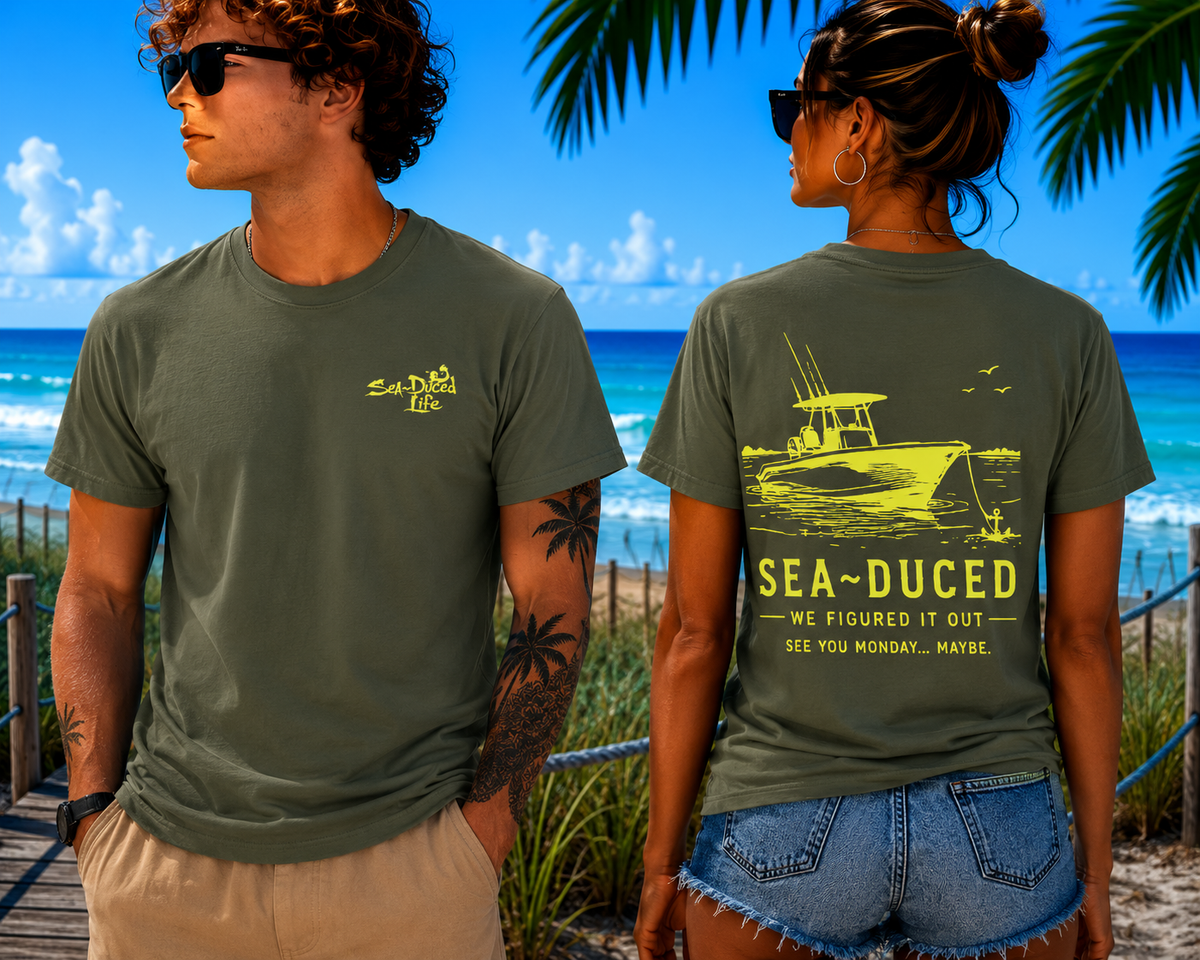Sea-Duced We Figured It Out Tee – See You Monday, Maybe