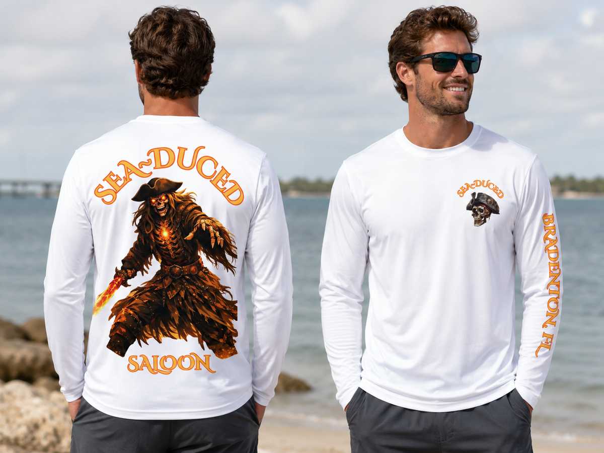 Sea-Duced Saloon Bradenton Pirate Long-Sleeve Shirt