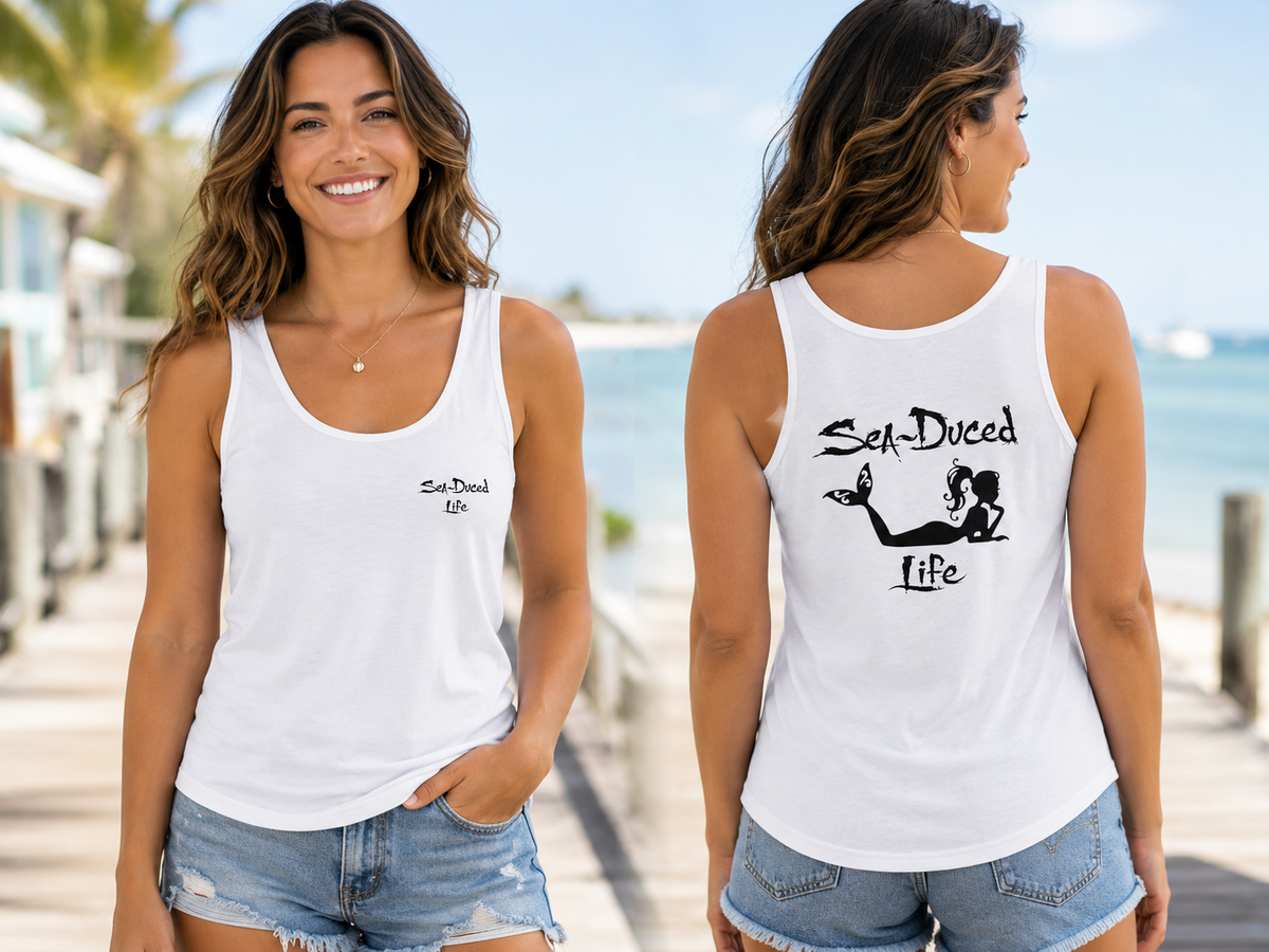 Sea-Duced Life Mermaid Women’s Tank Top
