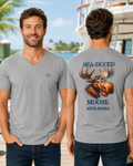 Sea-Duced Moose Anna Maria V-Neck T-Shirt