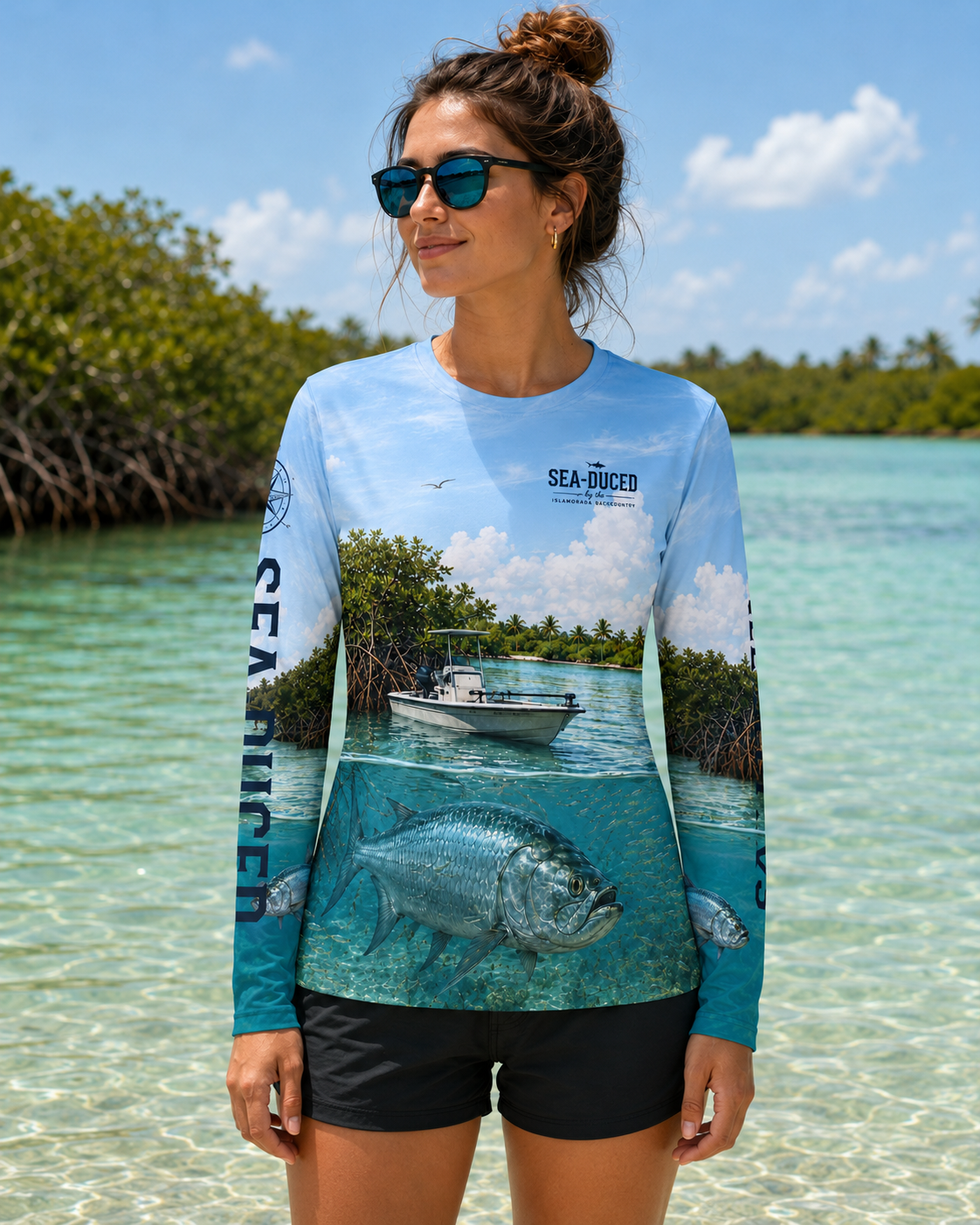 Sea-Duced® Islamorada Backcountry Tarpon Long Sleeve Fishing Shirt