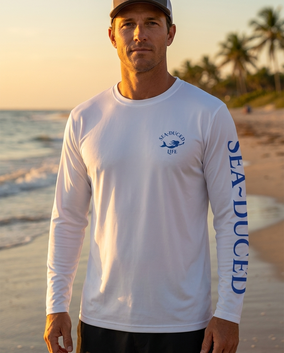 Saltwater Therapy Marlin Long Sleeve Fishing Shirt | Sea-Duced