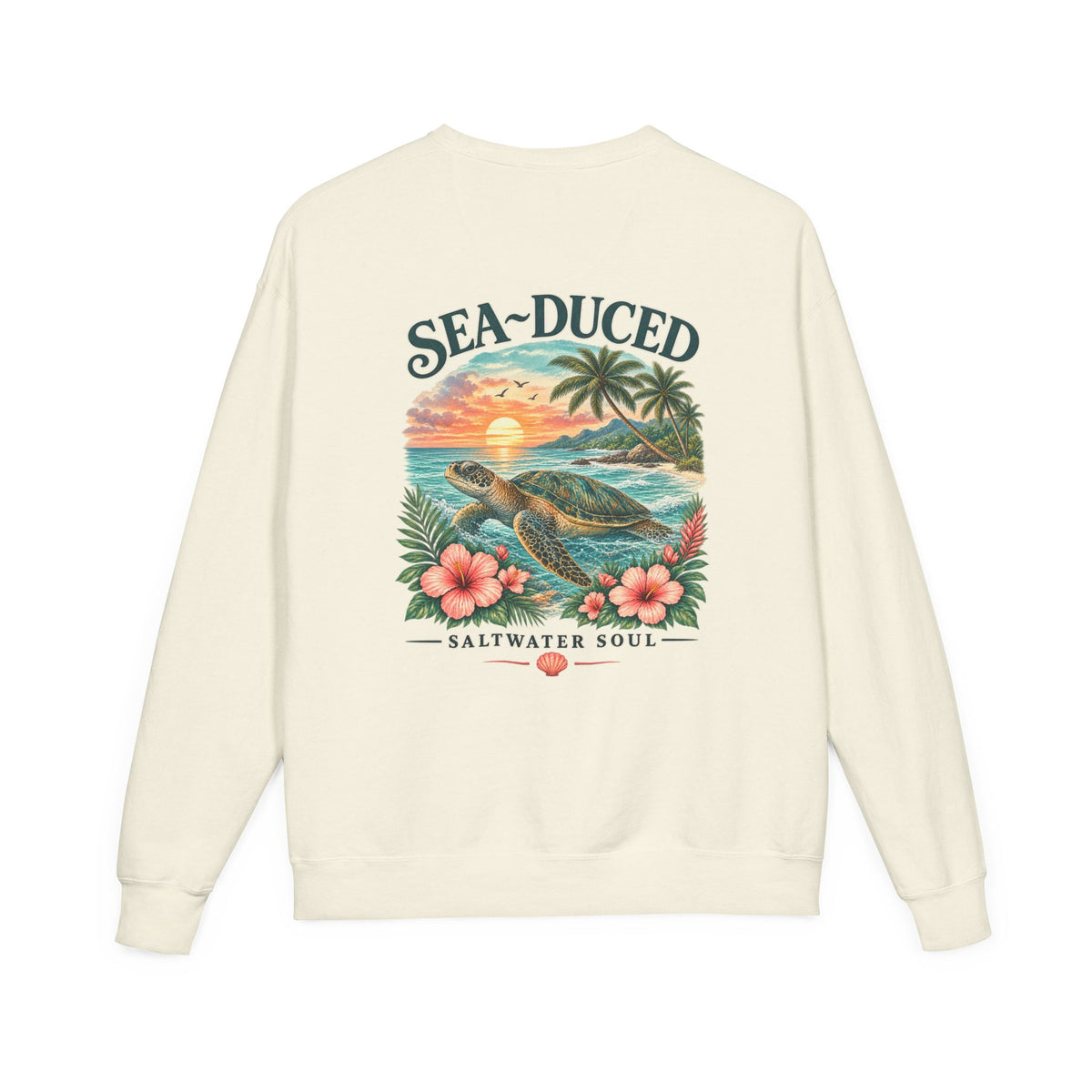 Sea-Duced® Saltwater Soul Sea Turtle Crewneck Sweatshirt